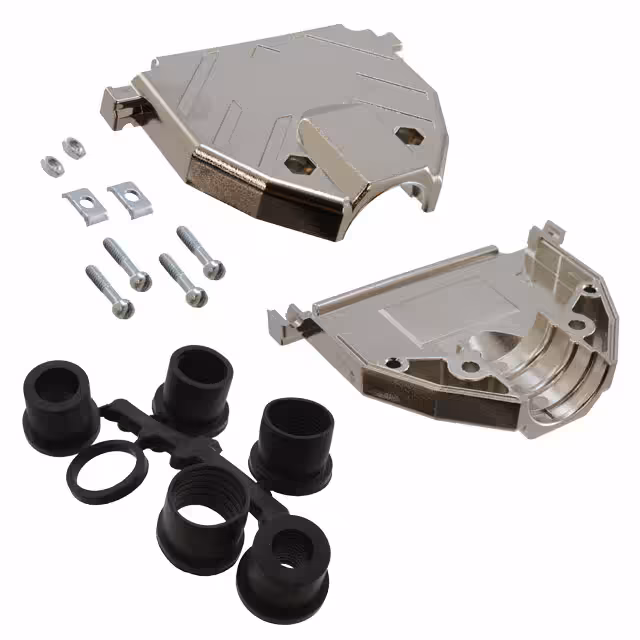 980-2000-353 ITT Cannon, LLC  Capots de connecteurs D-Sub en forme de D